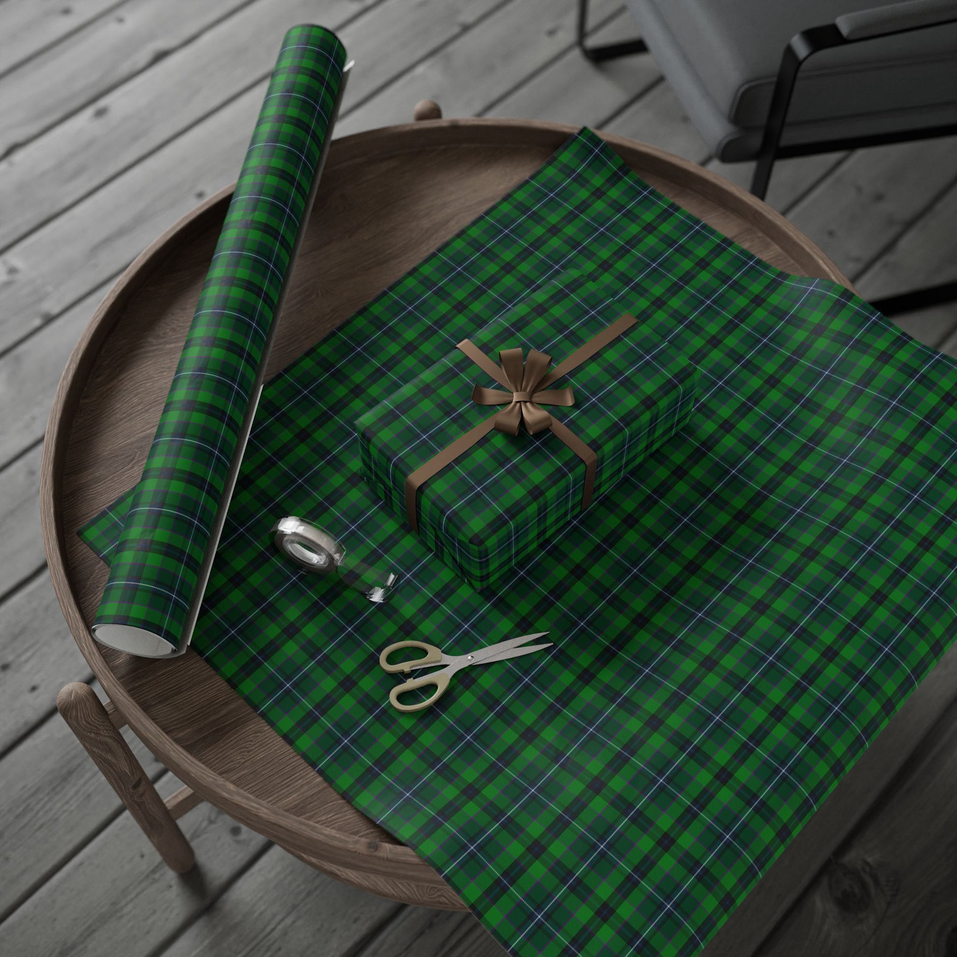 Clan Linden Tartan Wrapping Papers