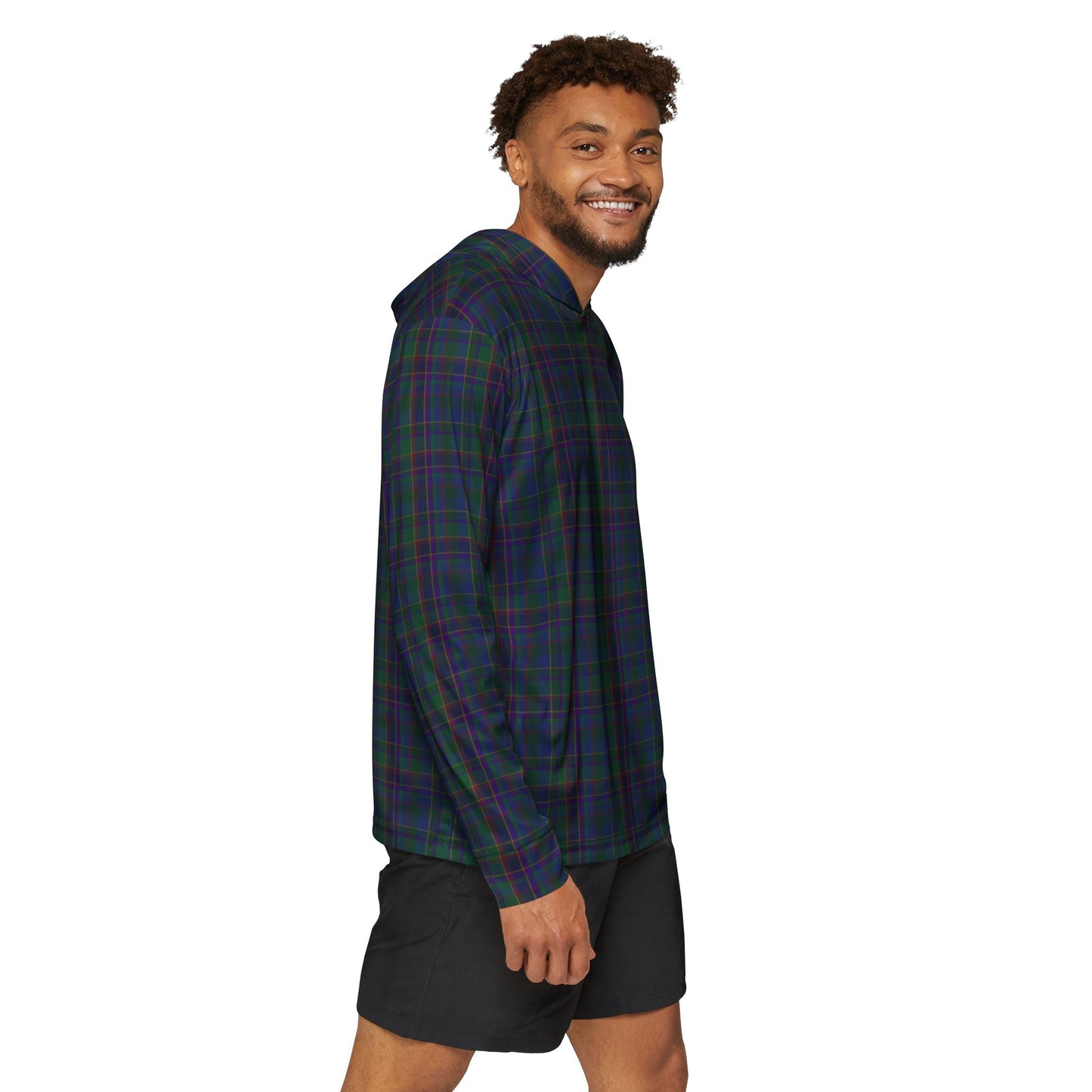 Fourth Fold Tartan — Men's Lightweight Warmup Hoodie