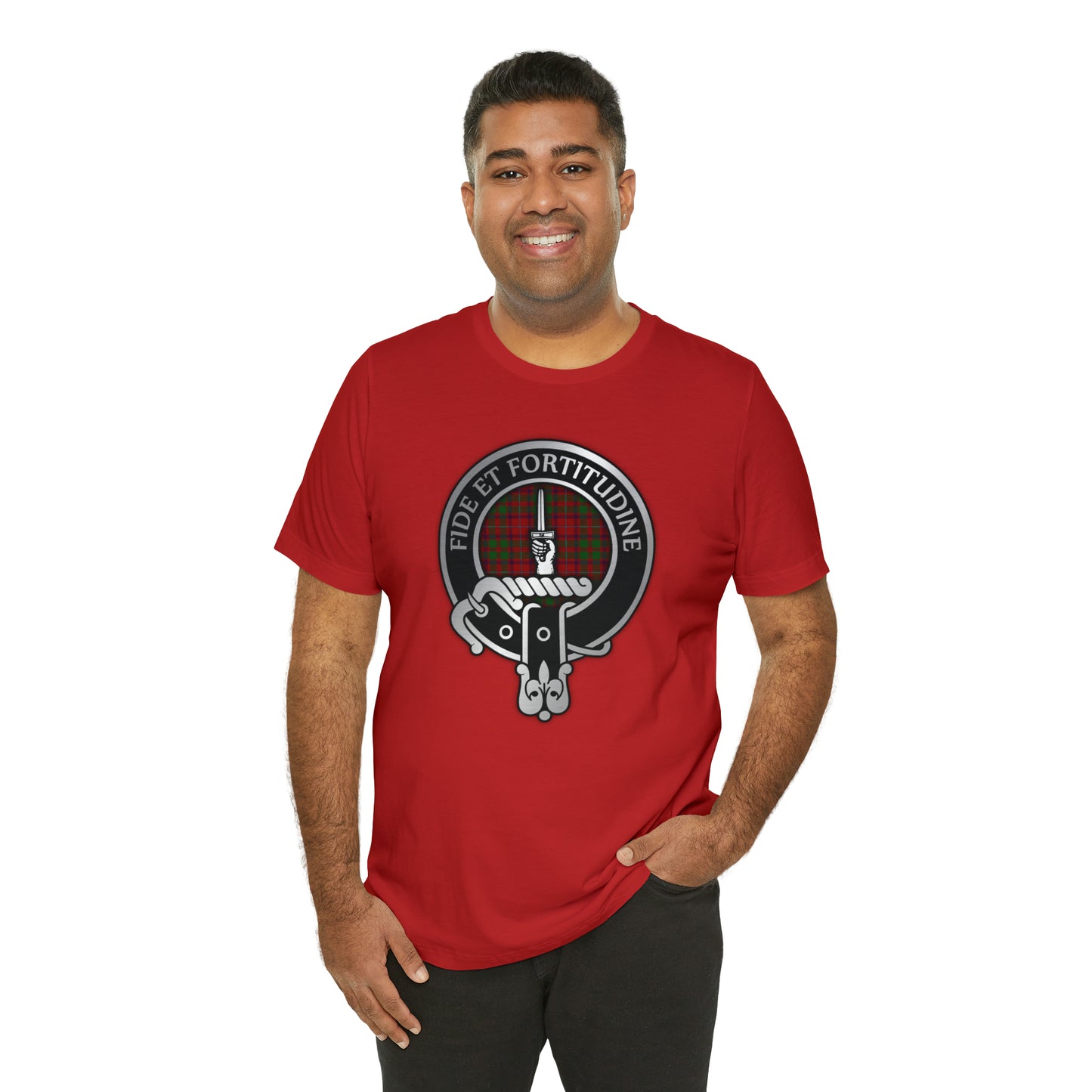 Clan Shaw Crest & Tartan | Unisex T-Shirt