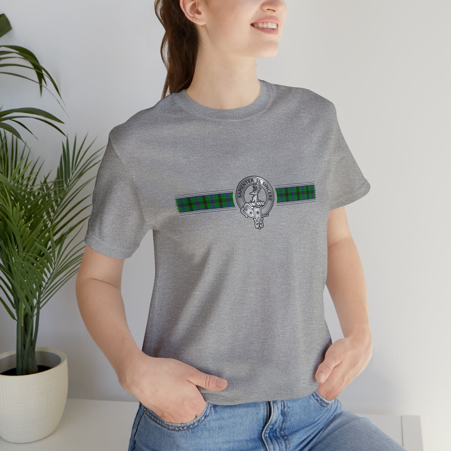 Clan Davidson Crest & Tartan | Unisex T-Shirt