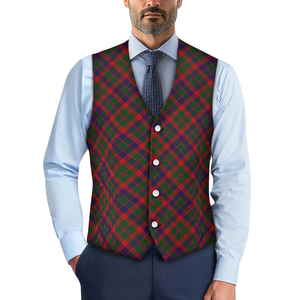 District - Glasgow Tartan Bias Suit vest jacket