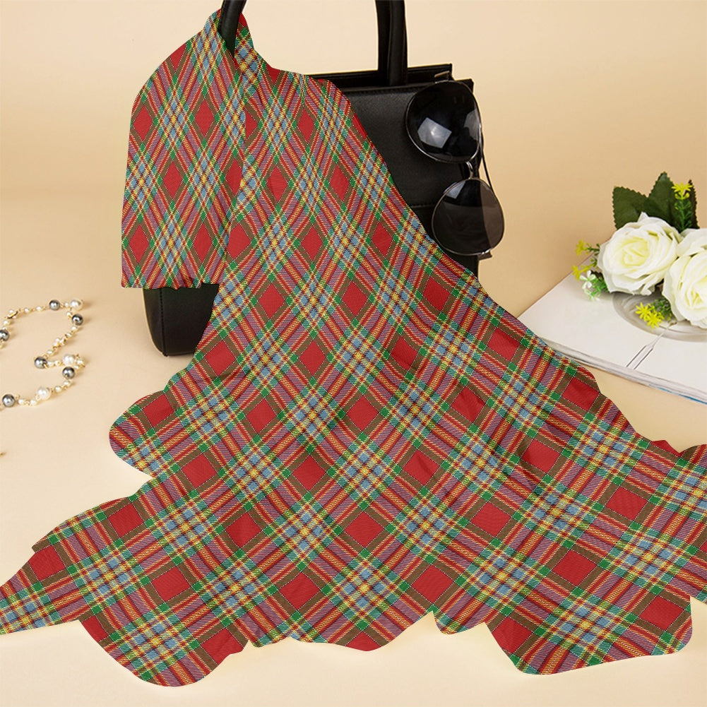 Clan Chattan Tartan Bias Chiffon Scarf