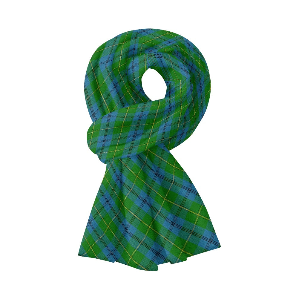 Clan Johnstone Tartan Fluffy scarf