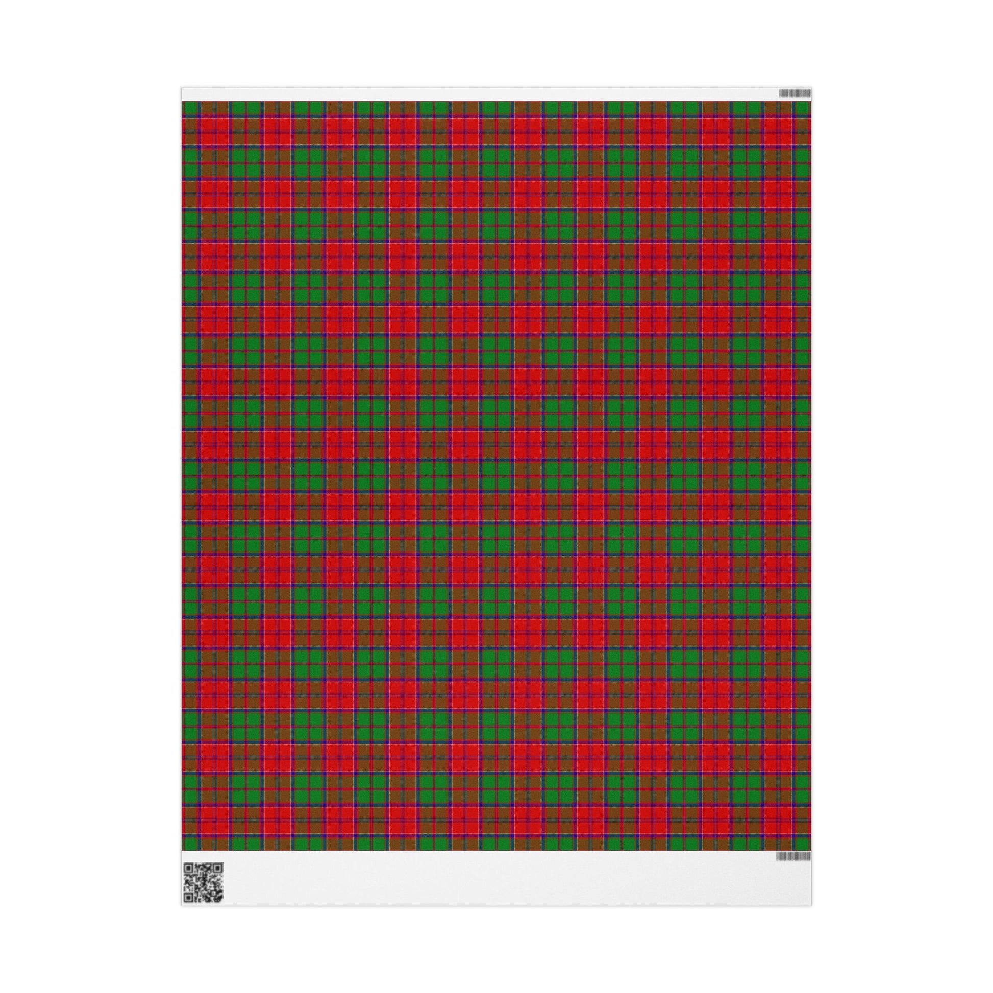 Clan Heron Tartan Wrapping Papers