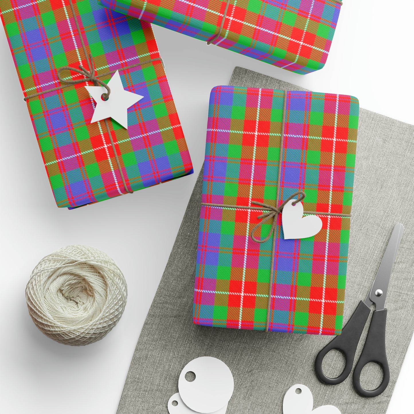 Clan Fraser Tartan Wrapping Papers