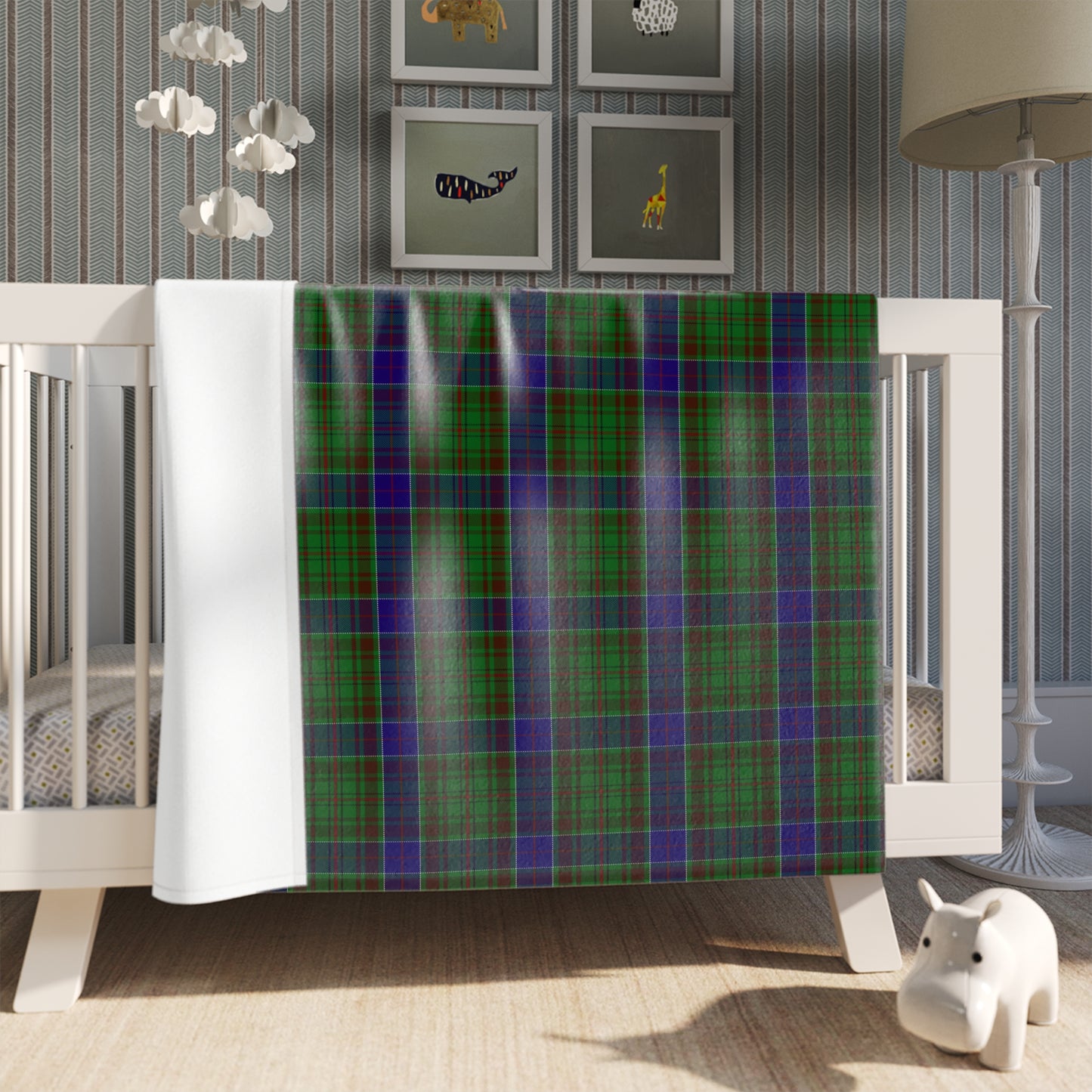 Clan Adams Tartan Throw Blanket