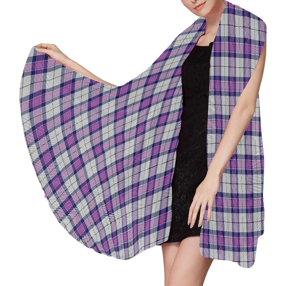 Dance - Kerr Orchid Tartan Chiffon Scarf