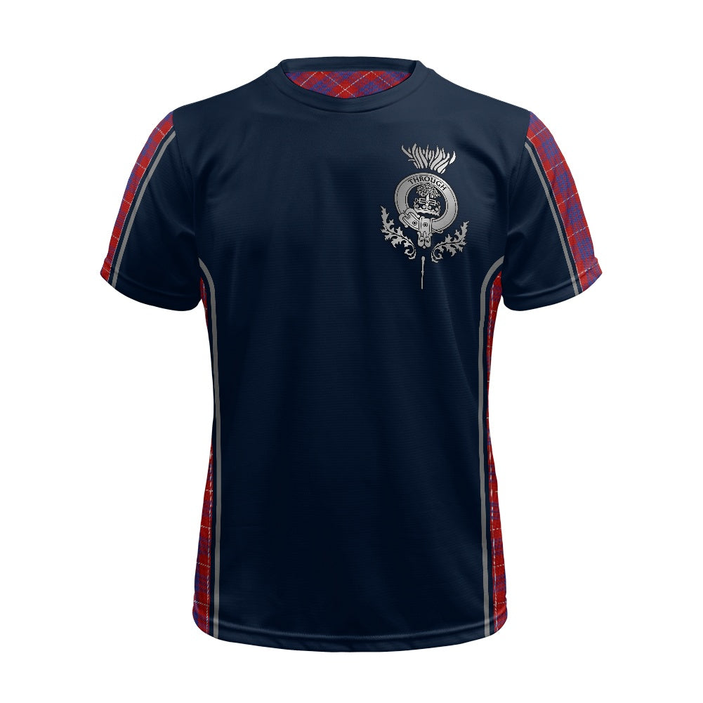 Clan Hamilton Crest & Tartan Football Shirt