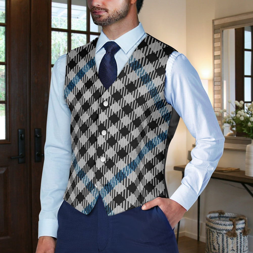 Clan Gladstone Tartan Suit vest jacket