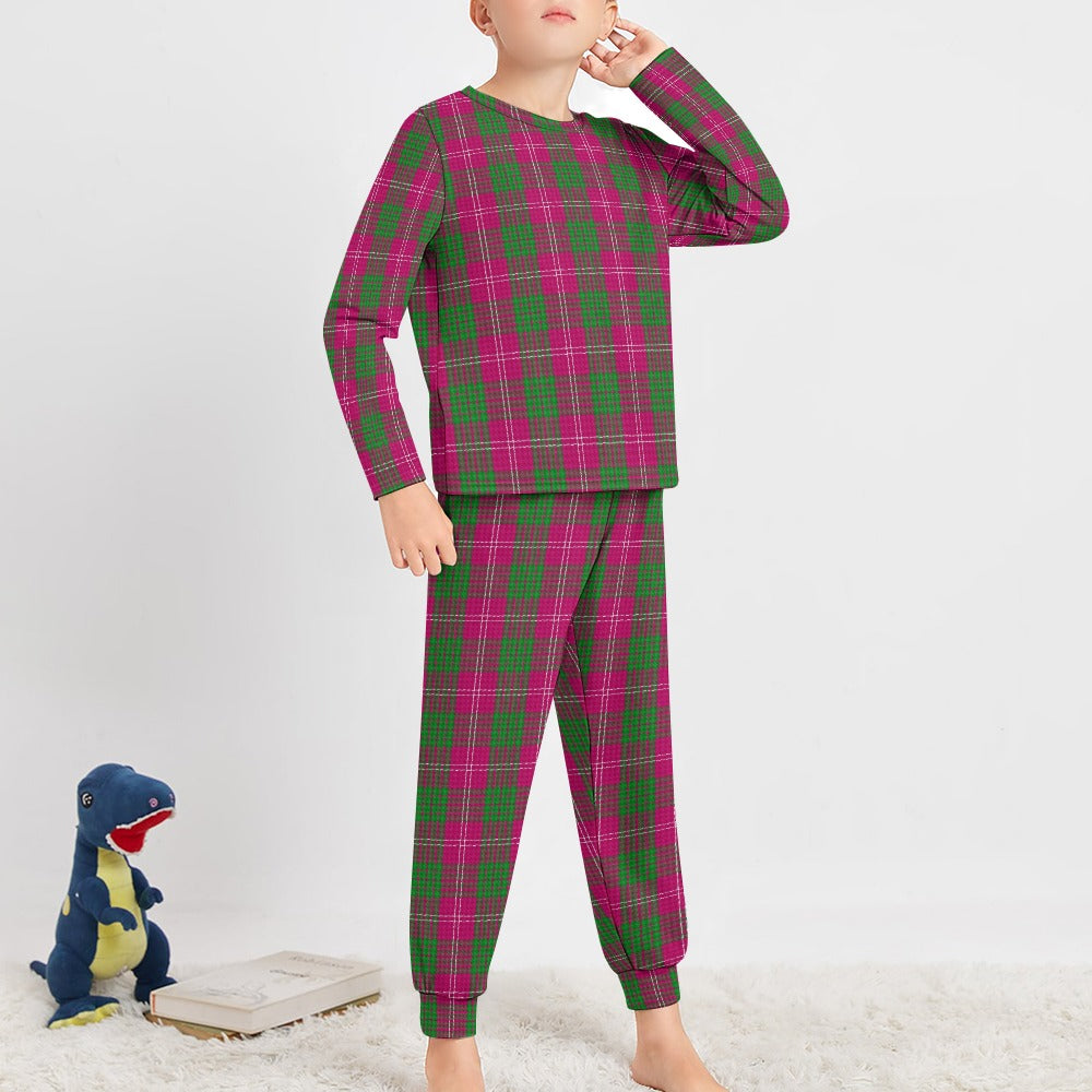 Clan Crawford Tartan Boy's Pajama suit