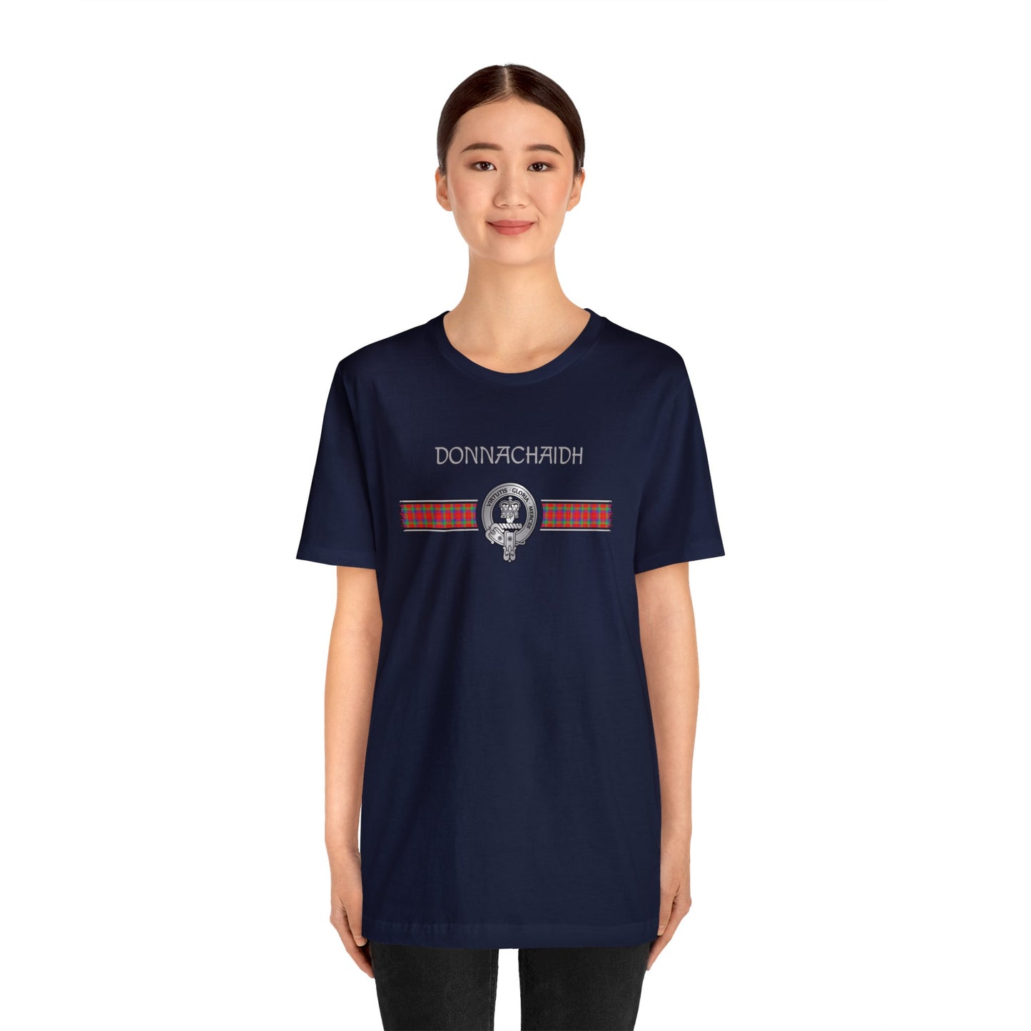 Clan Donnachaidh Crest & Tartan | Unisex T-Shirt