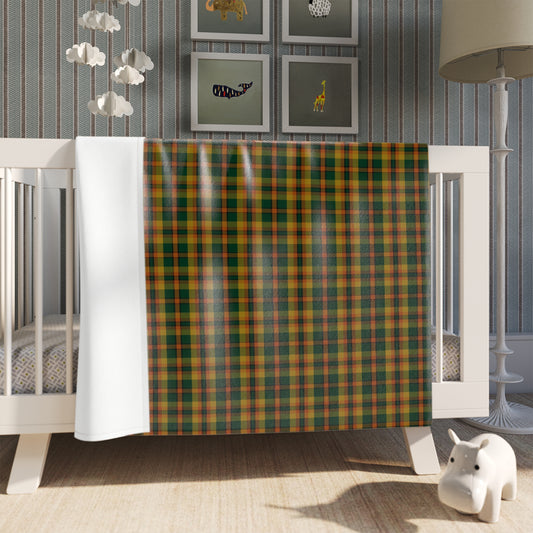 Irish County Derry Tartan Throw Blanket