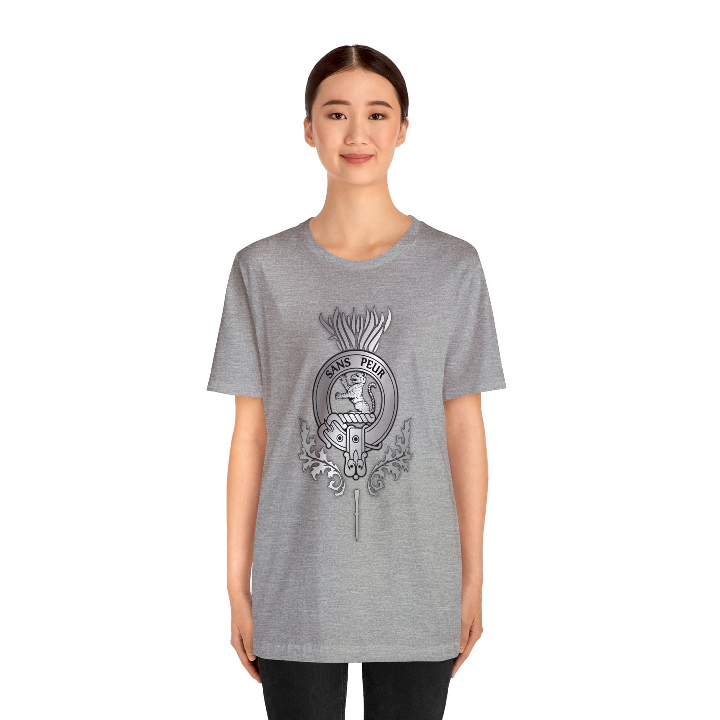 Clan Sutherland Crest & Thistle | Unisex T-Shirt