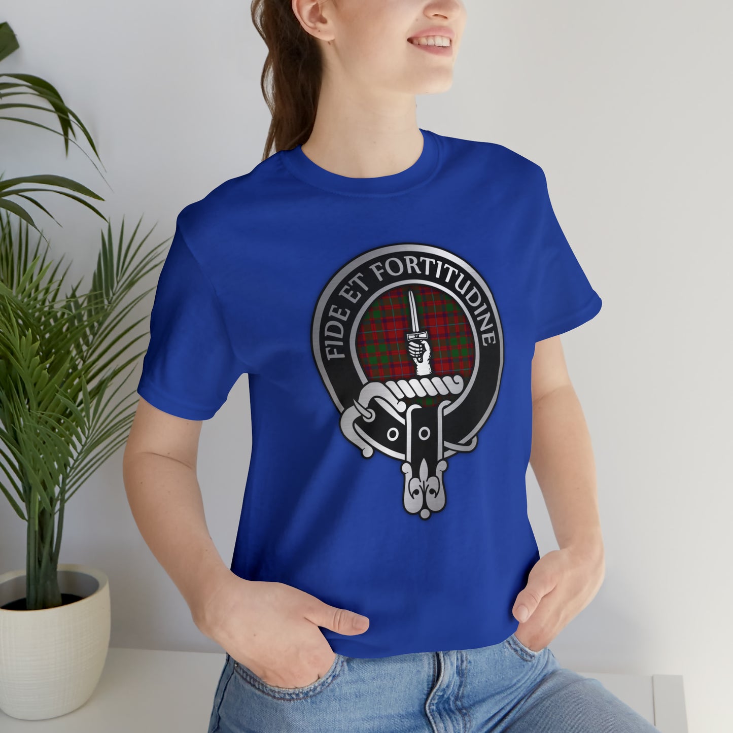 Clan Shaw Crest & Tartan | Unisex T-Shirt