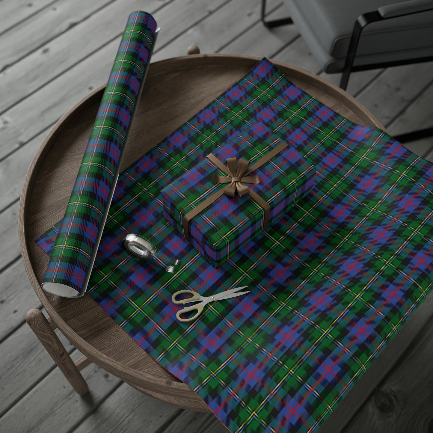 Clan Malcolm Tartan Wrapping Papers