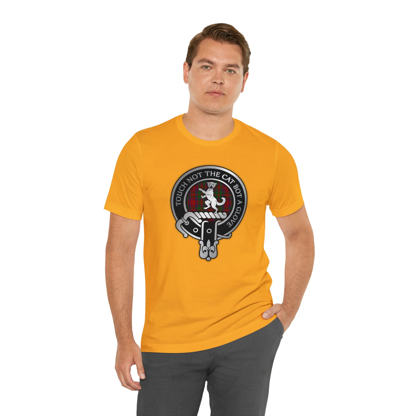 Clan MacIntosh | MacKintosh Crest & Tartan | Unisex T-Shirt