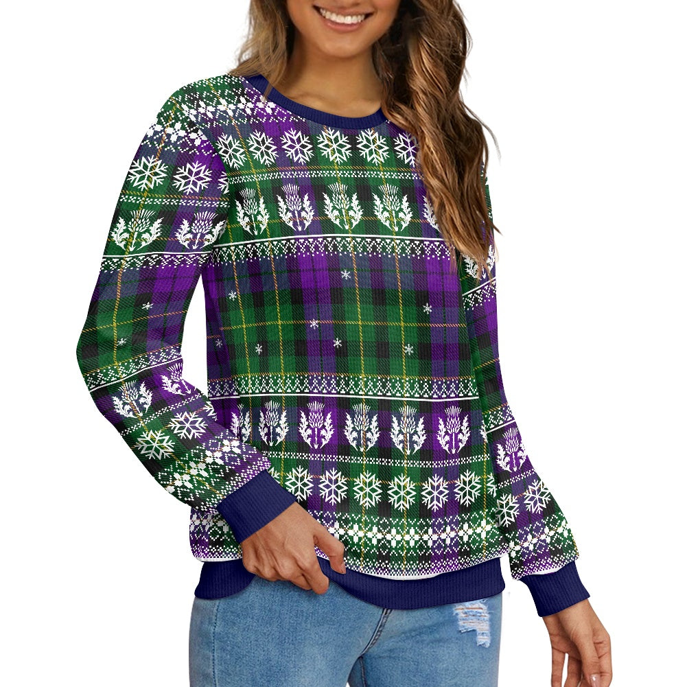 Clan Abercrombie Tartan Christmas Ugly Sweater
