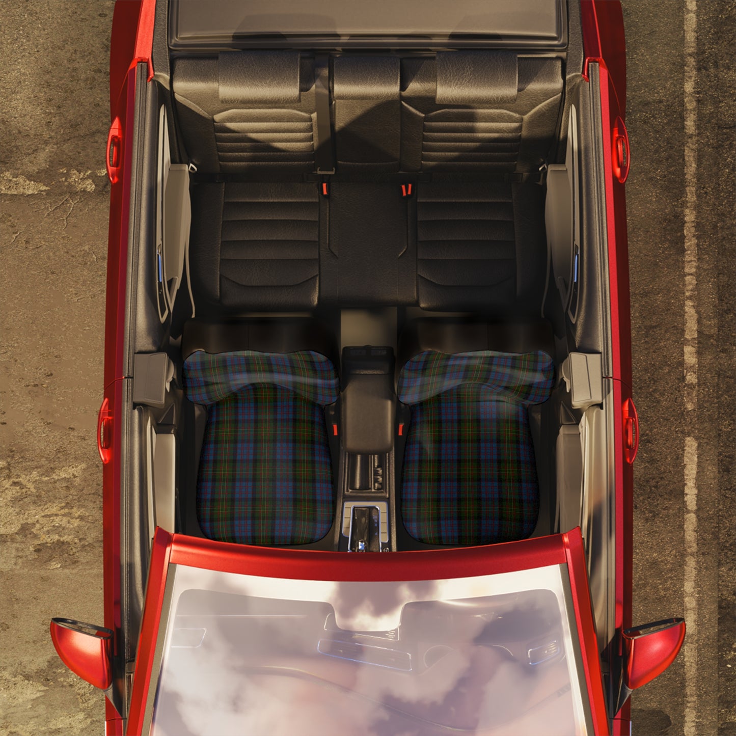 Clan Bowie Tartan Car Seat Covers