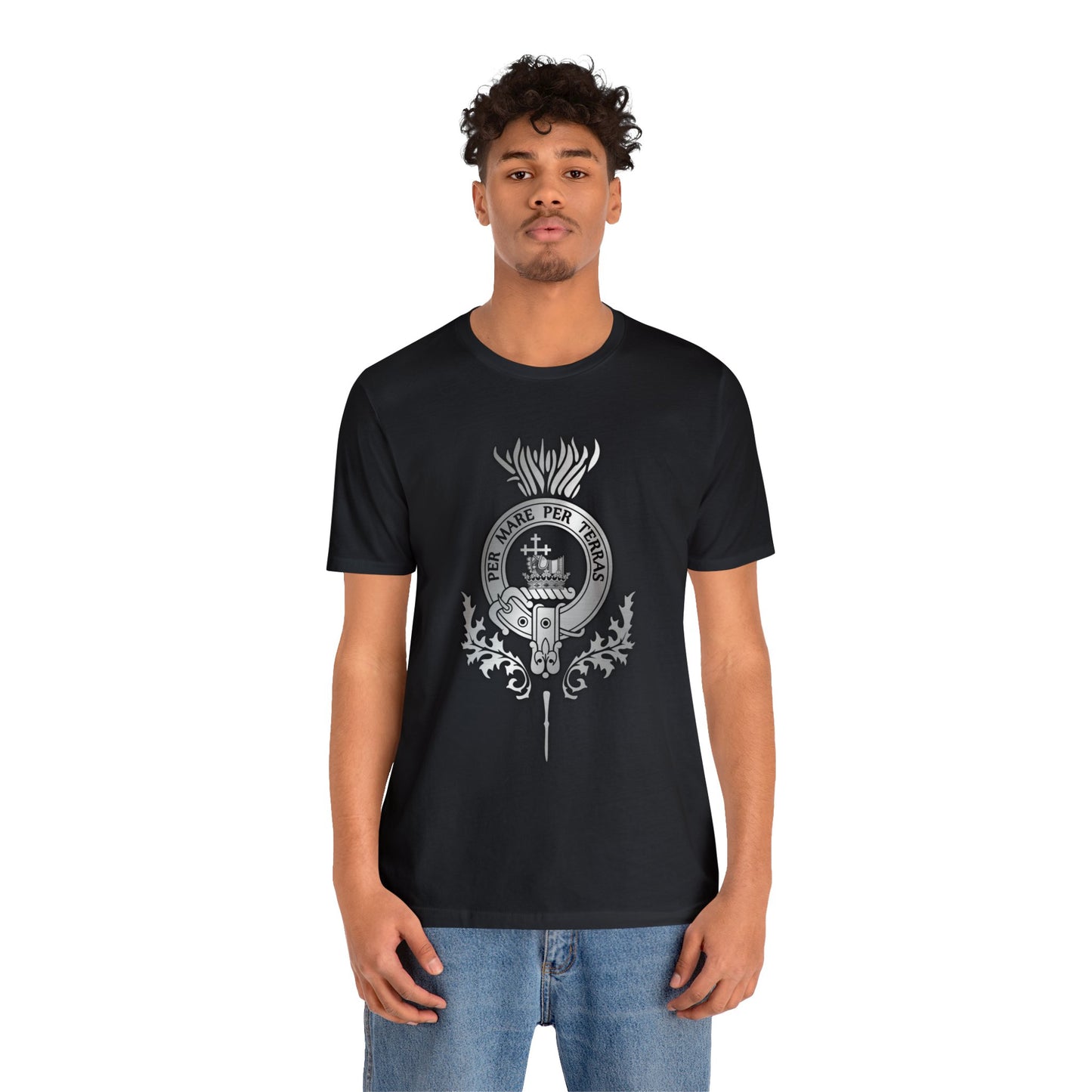 Clan MacDonald Crest & Thistle | Unisex T-Shirt