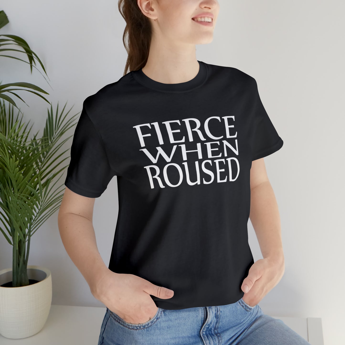 Clan Donnachaidh War Cry | Fierce When Roused | Unisex T-Shirt