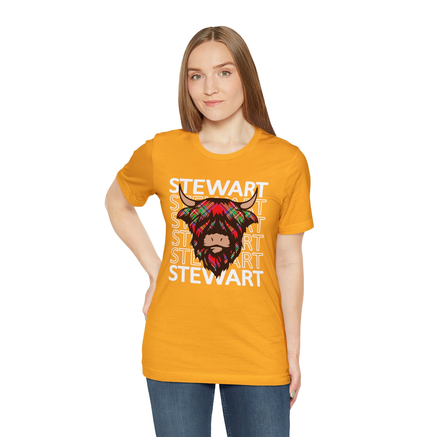 Clan Stewart | Hairy Coo | Unisex T-Shirt