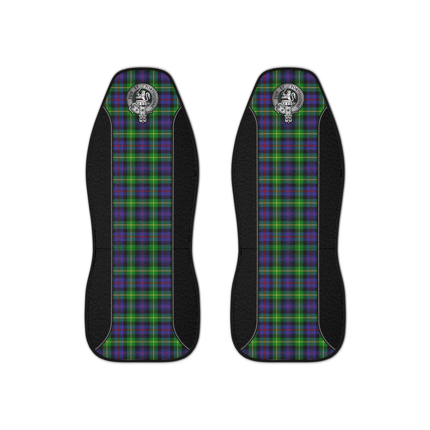 Clan Farquharson Crest & Tartan Car Seat Covers