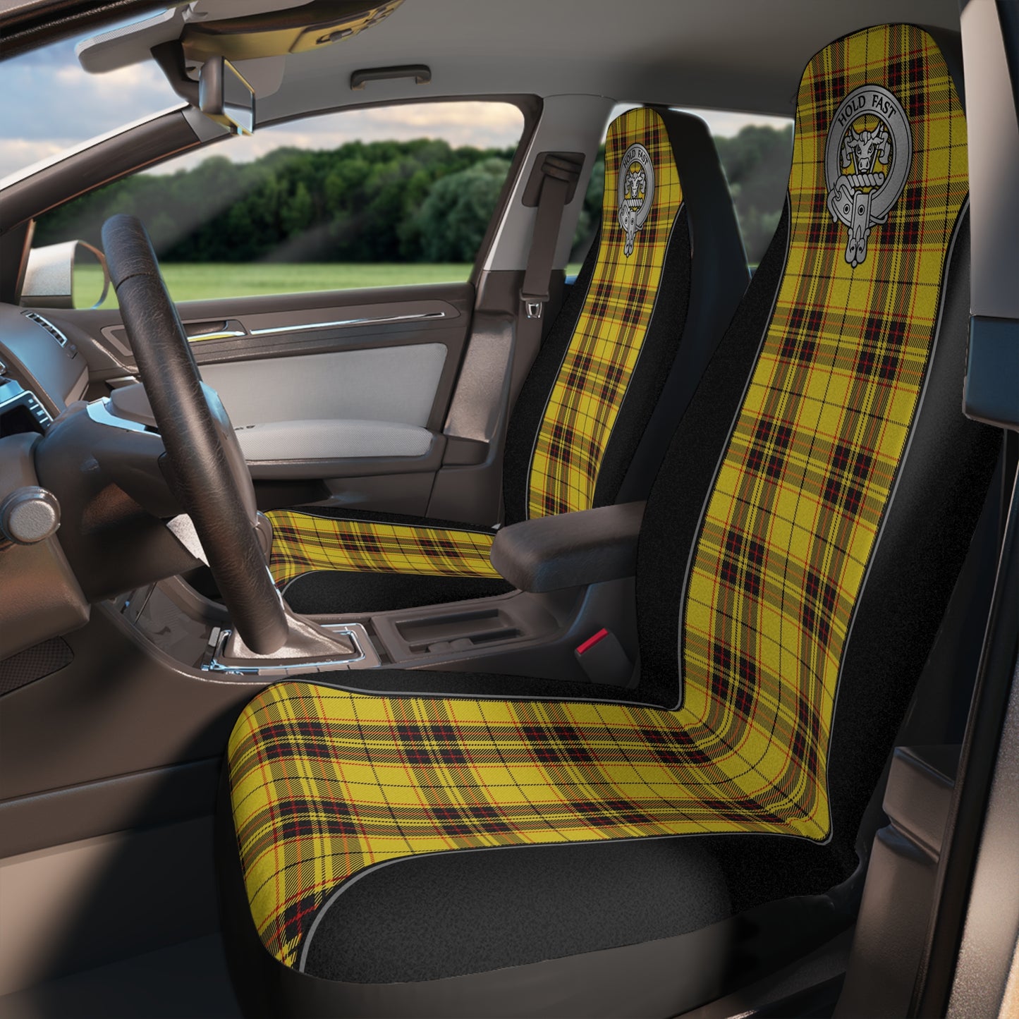 Clan MacLeod Crest & Tartan Car Seat Covers