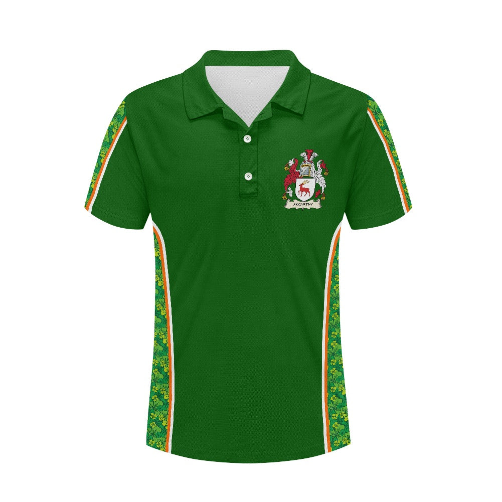 Irish Arms - McCarthy Shamrock - Polo Shirt