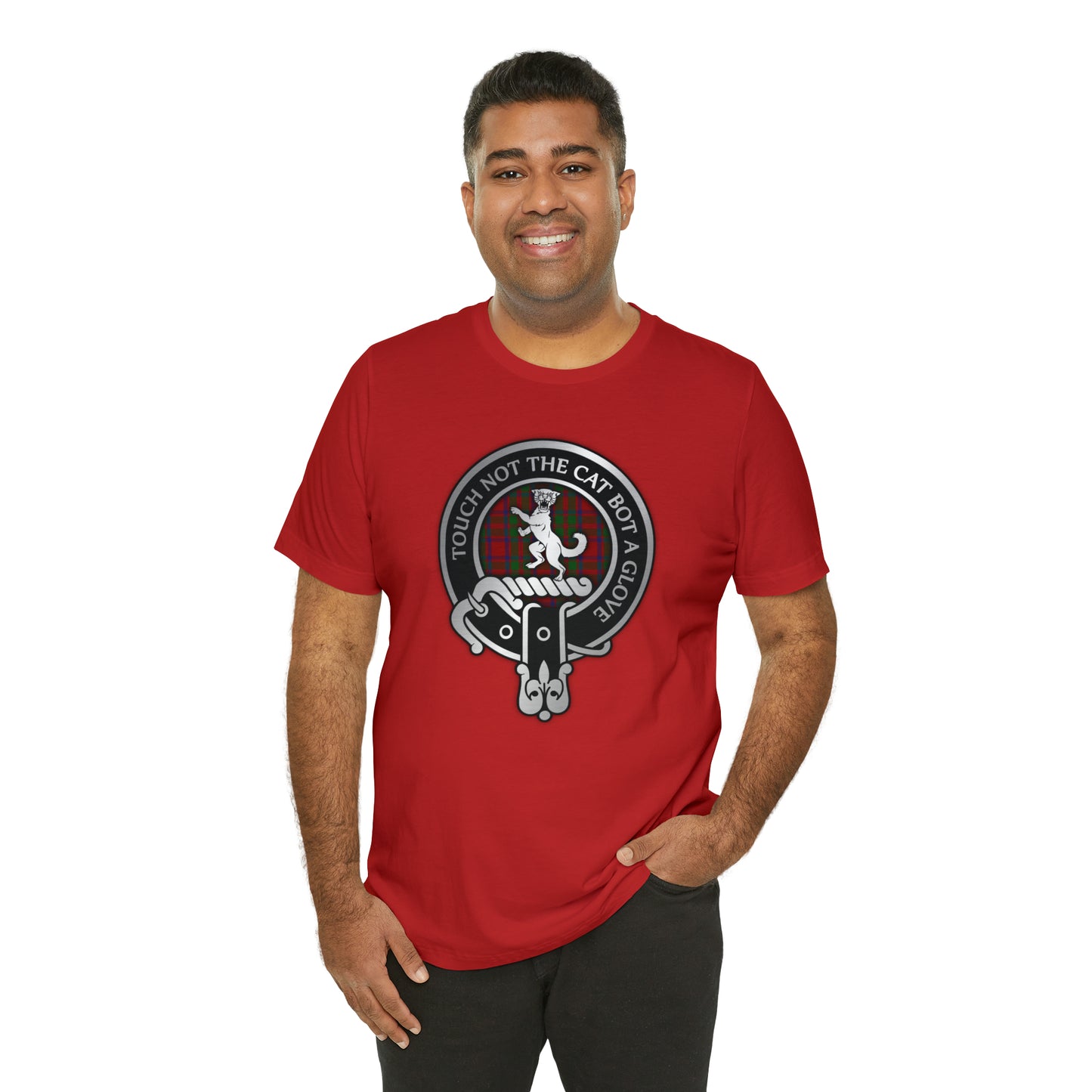 Clan MacIntosh | MacKintosh Crest & Tartan | Unisex T-Shirt