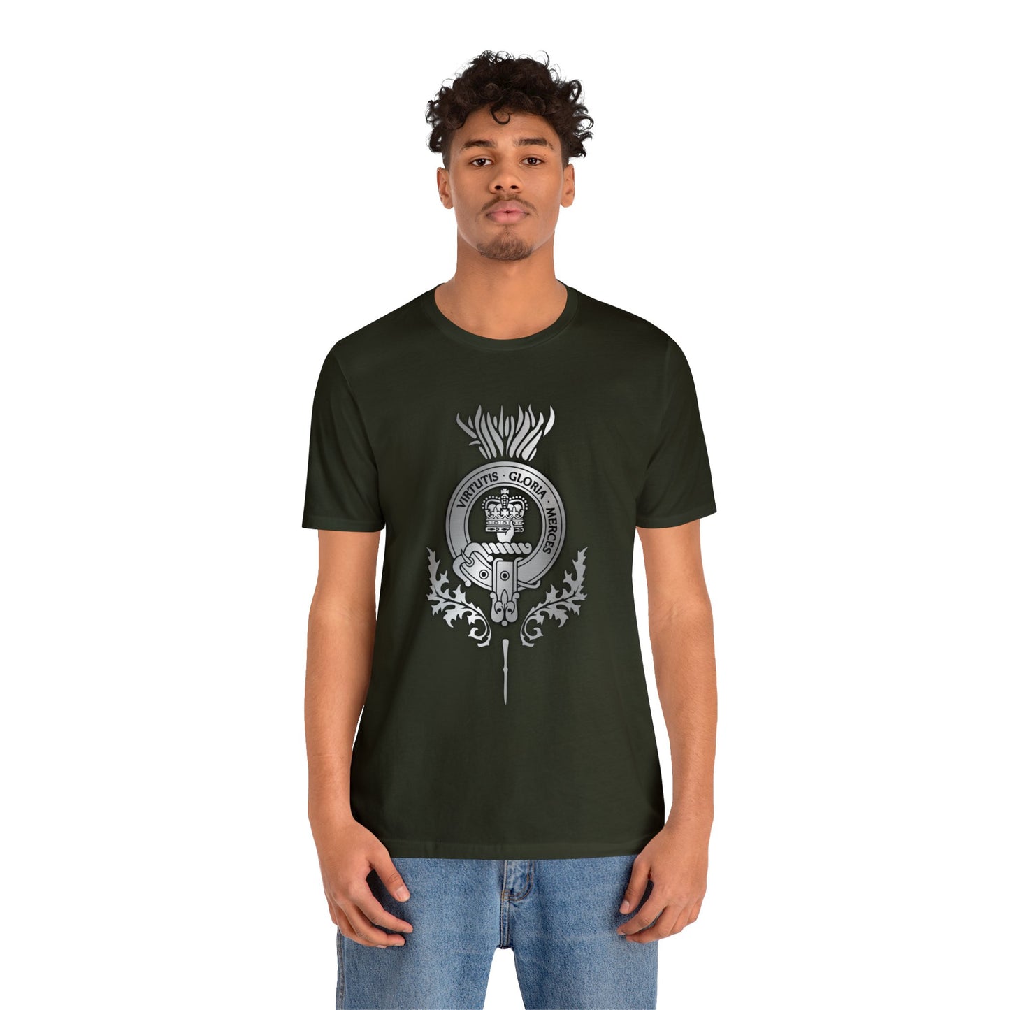 Clan Donnachaidh Crest & Thistle | Unisex T-Shirt