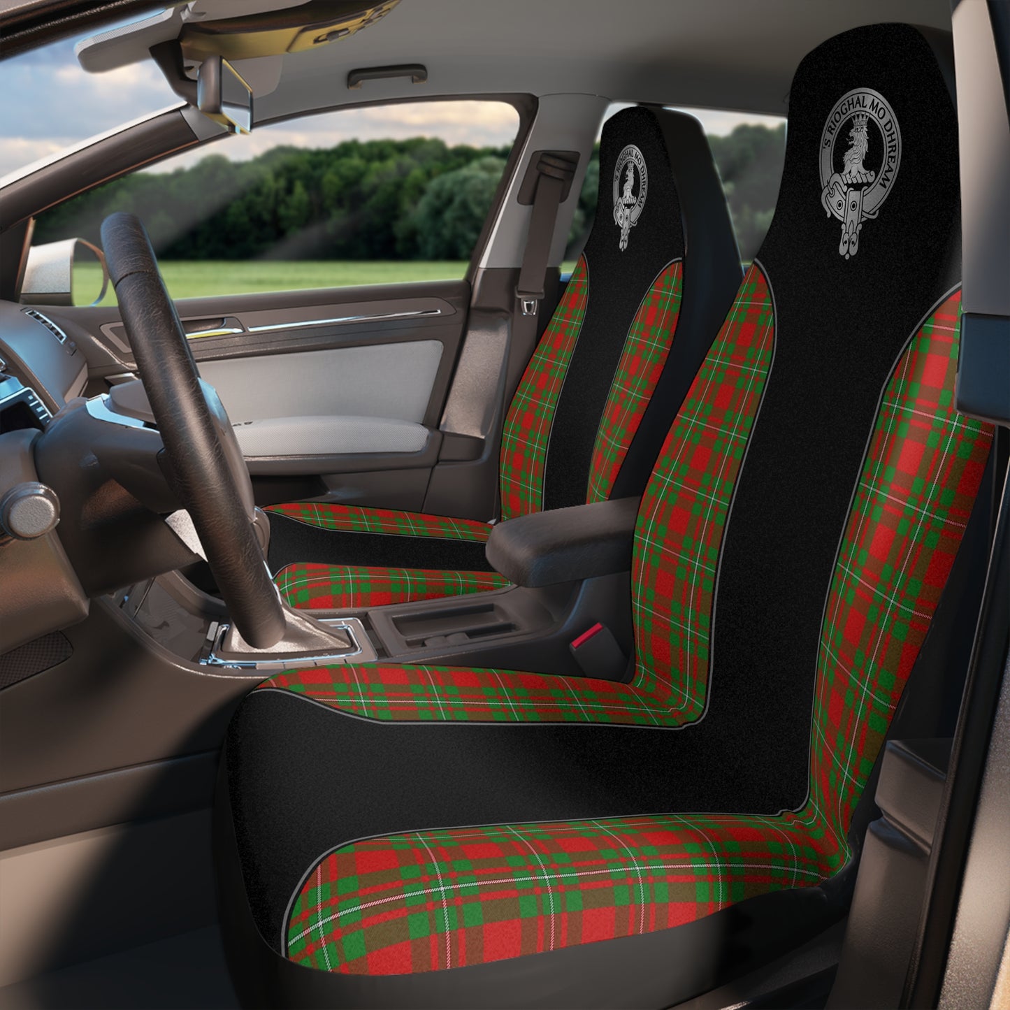 Clan MacGregor Crest & Tartan Car Seat Covers