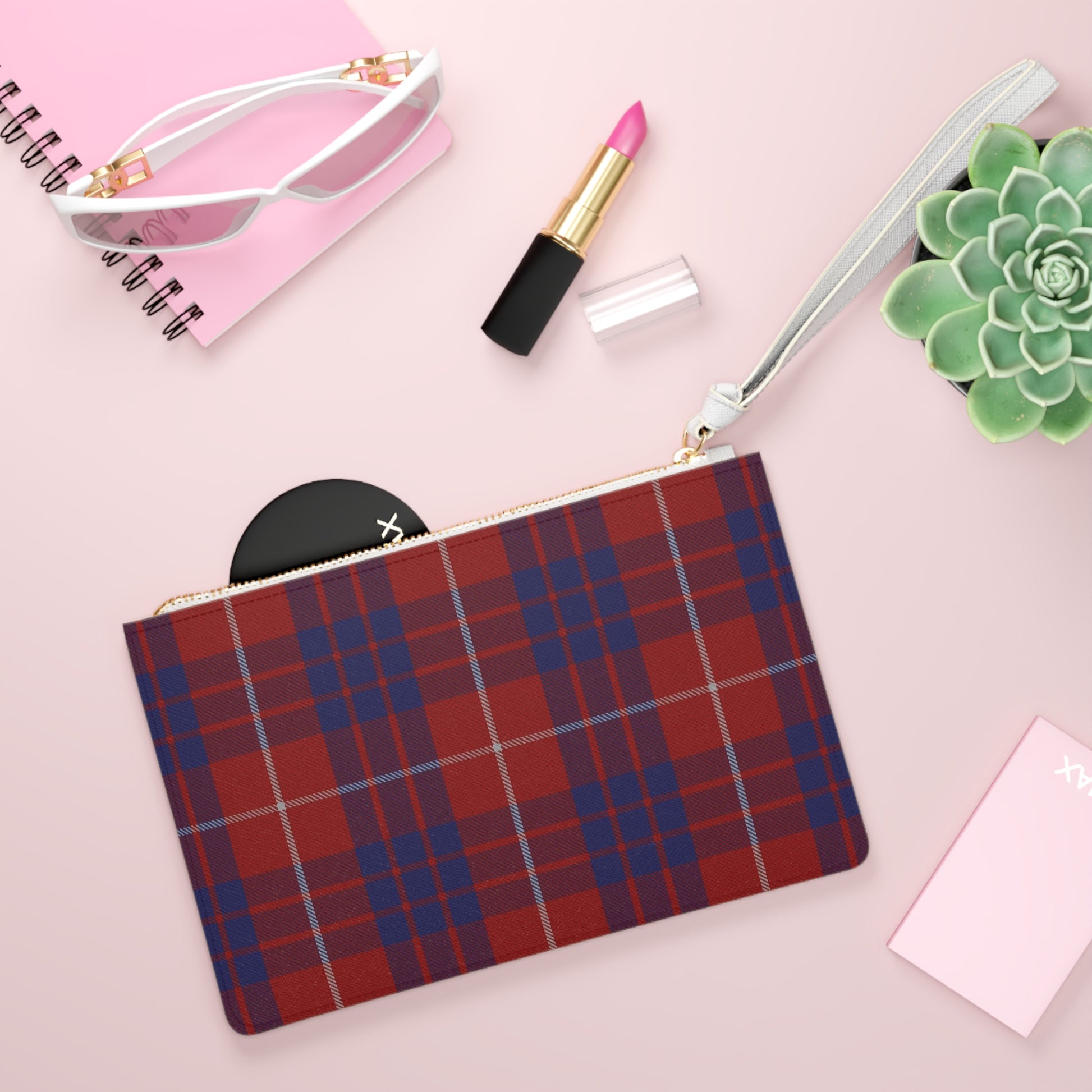 Clan Hamilton Tartan Clutch Bag