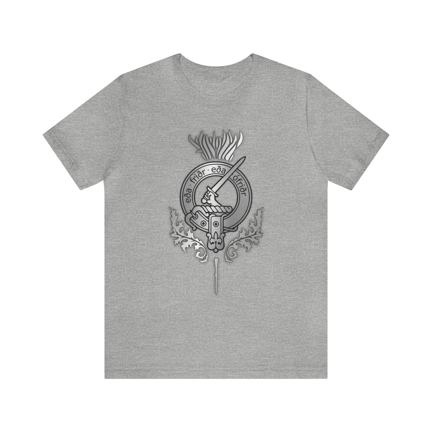 Clan Gunn Crest & Thistle | Unisex T-Shirt