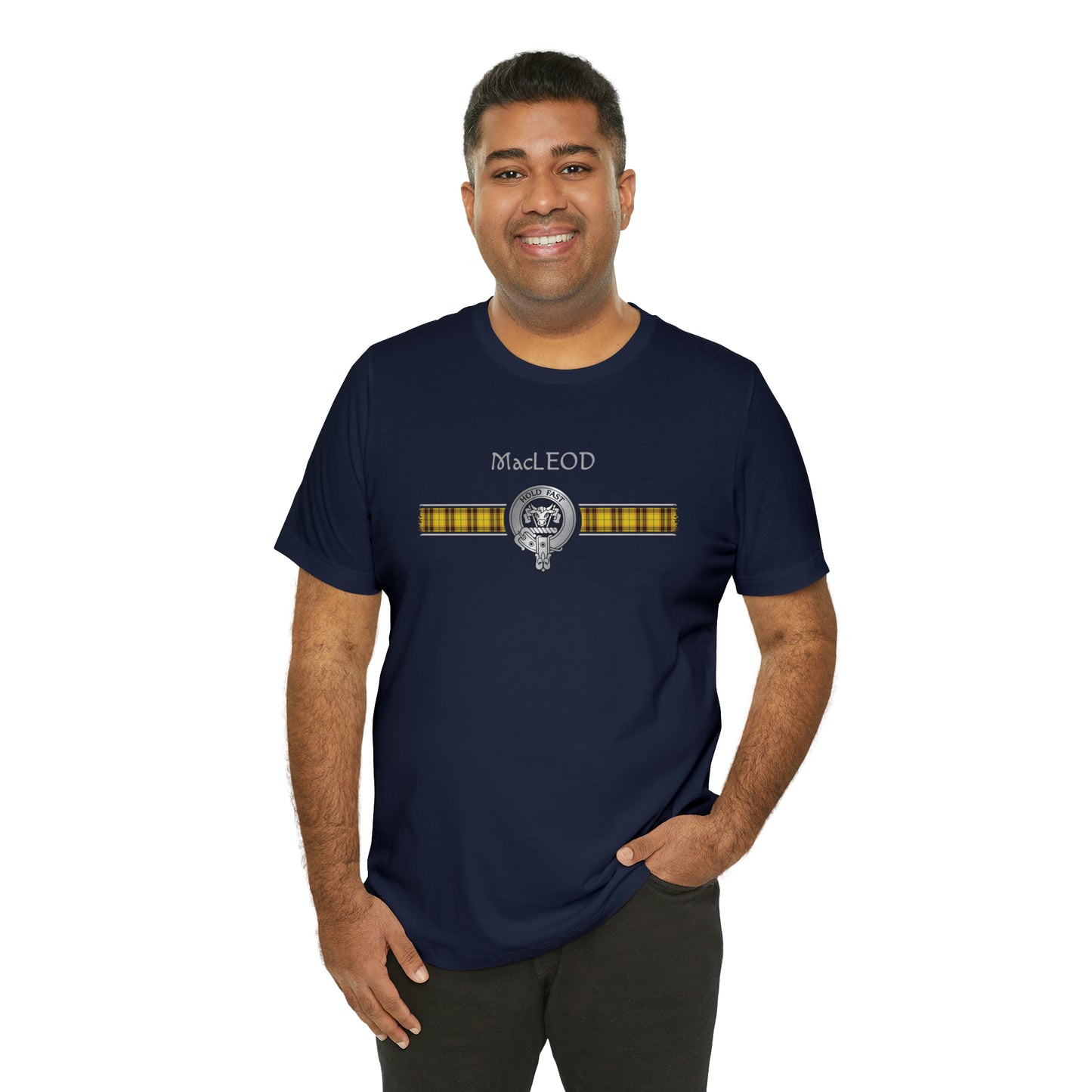 Clan MacLeod Crest & Tartan | Unisex T-Shirt