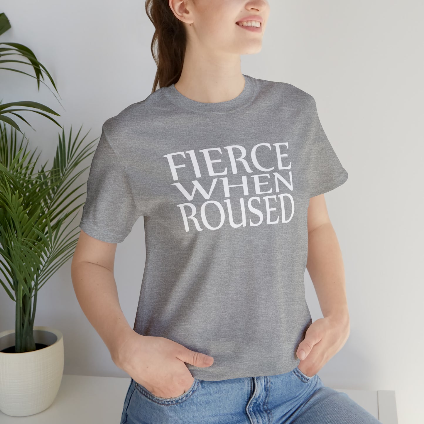 Clan Donnachaidh War Cry | Fierce When Roused | Unisex T-Shirt