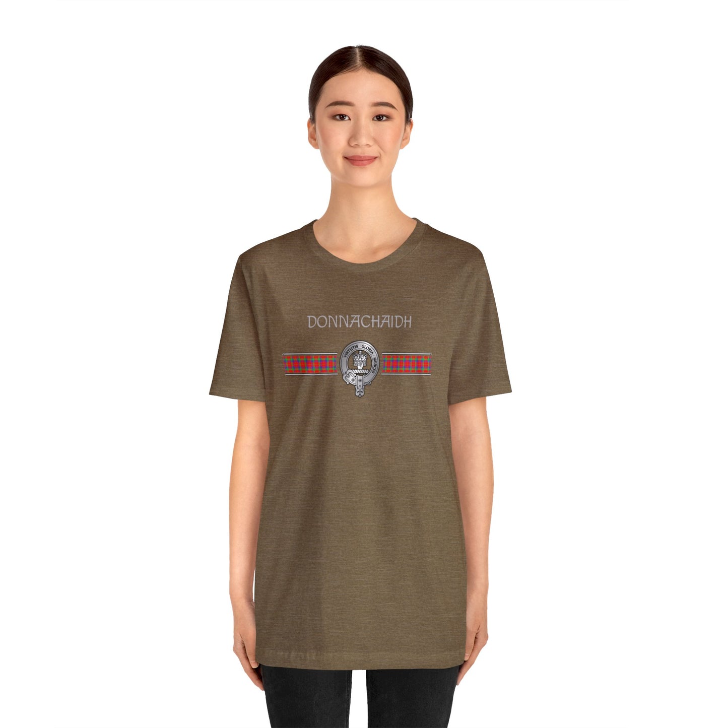 Clan Donnachaidh Crest & Tartan | Unisex T-Shirt