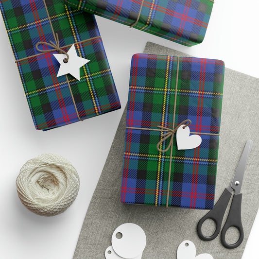 Clan Malcolm Tartan Wrapping Papers
