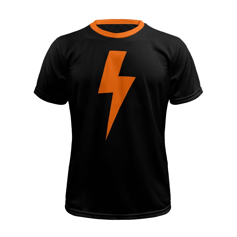 Lightning Bolt - Orange - Football Shirt