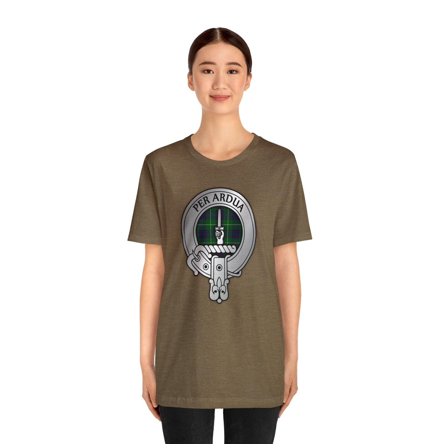 Clan MacIntyre Crest & Tartan | Unisex T-Shirt