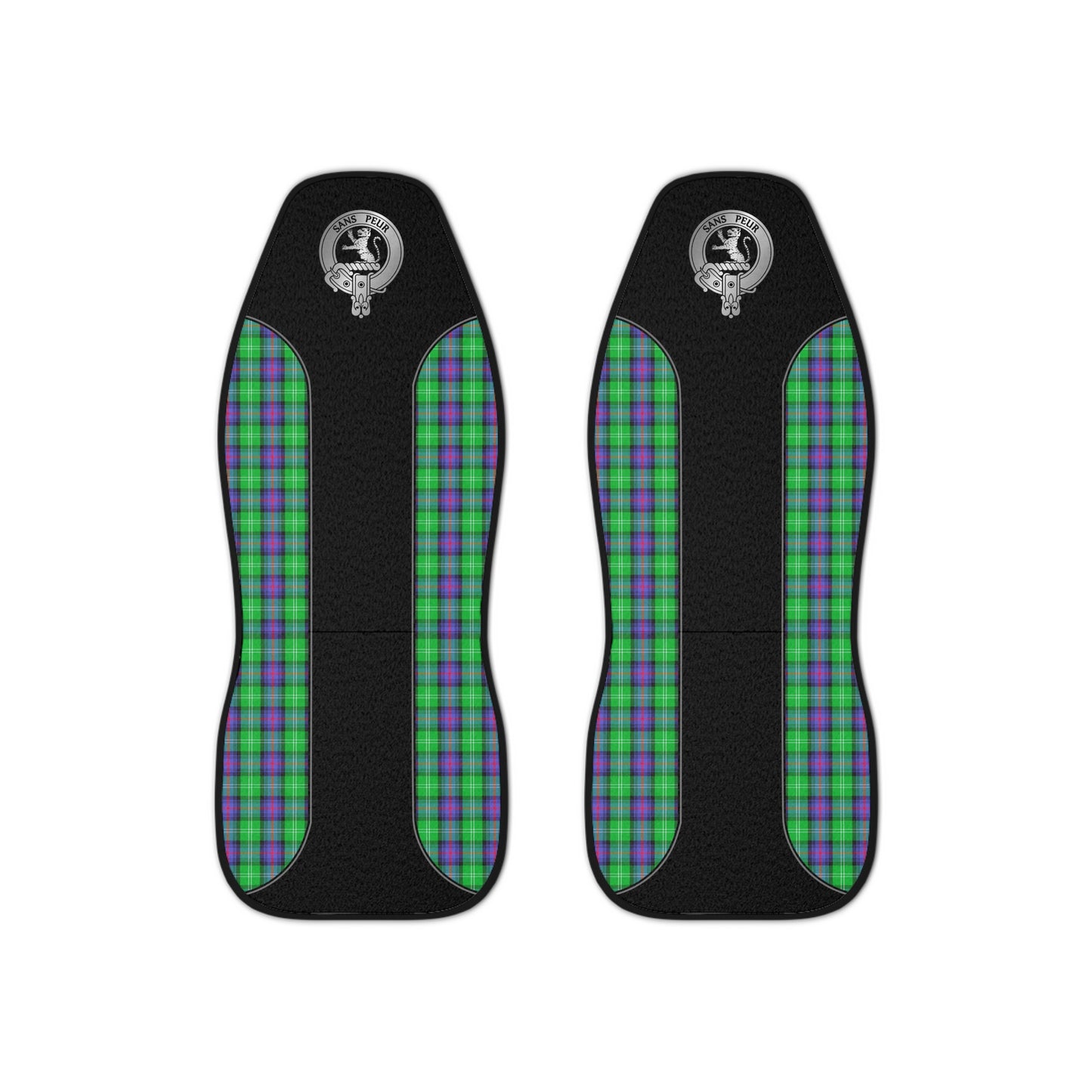 Clan Sutherland Crest & Tartan Car Seat Covers