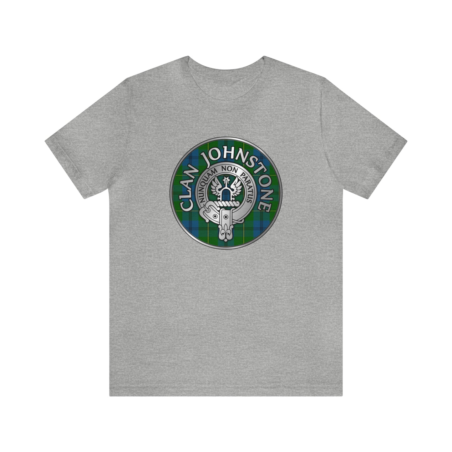 Clan Johnstone Crest & Tartan | Unisex T-Shirt