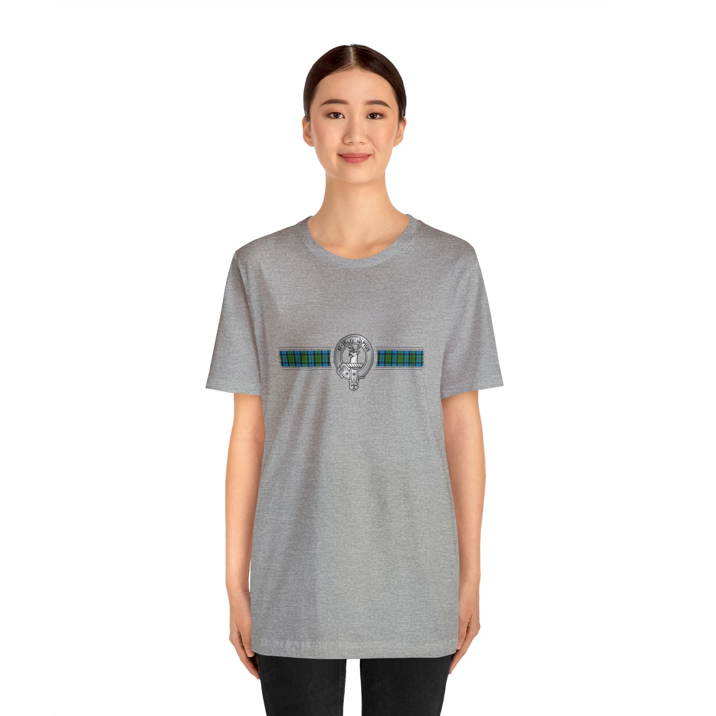 Clan Colquhoun Crest & Tartan | Unisex T-Shirt