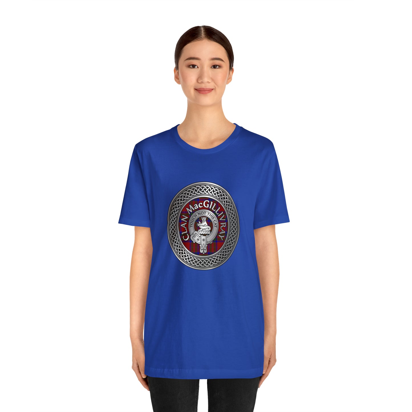 Clan MacGillivray Crest & Tartan Knot | Unisex T-Shirt