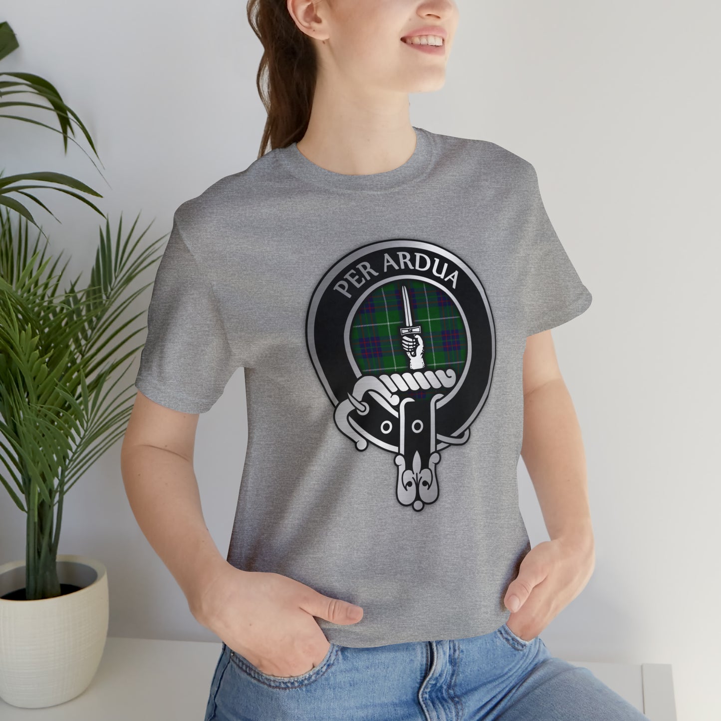 Clan MacIntyre Crest & Tartan | Unisex T-Shirt