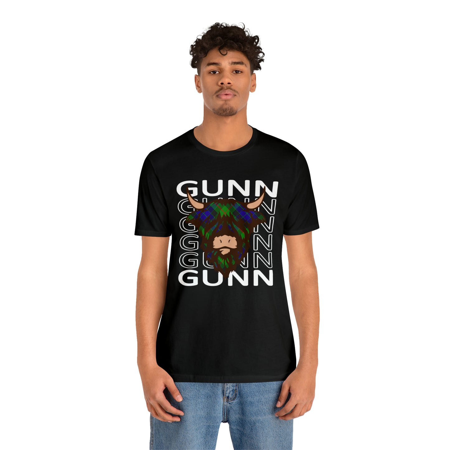 Clan Gunn | Hairy Coo | Unisex T-Shirt