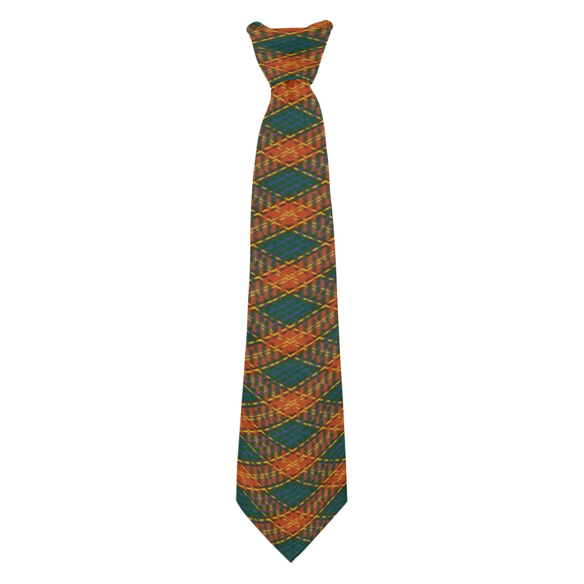 Irish County Roscommon Tartan Necktie