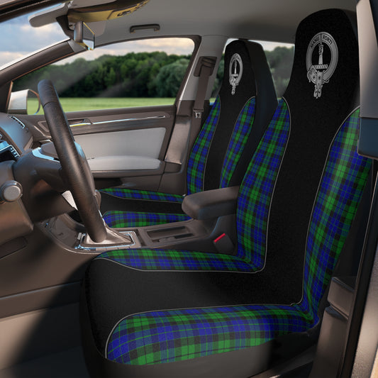 Clan MacKay Crest & Tartan Car Seat Covers