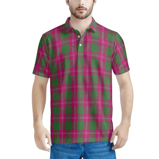Clan Crawford Tartan Polo Shirt