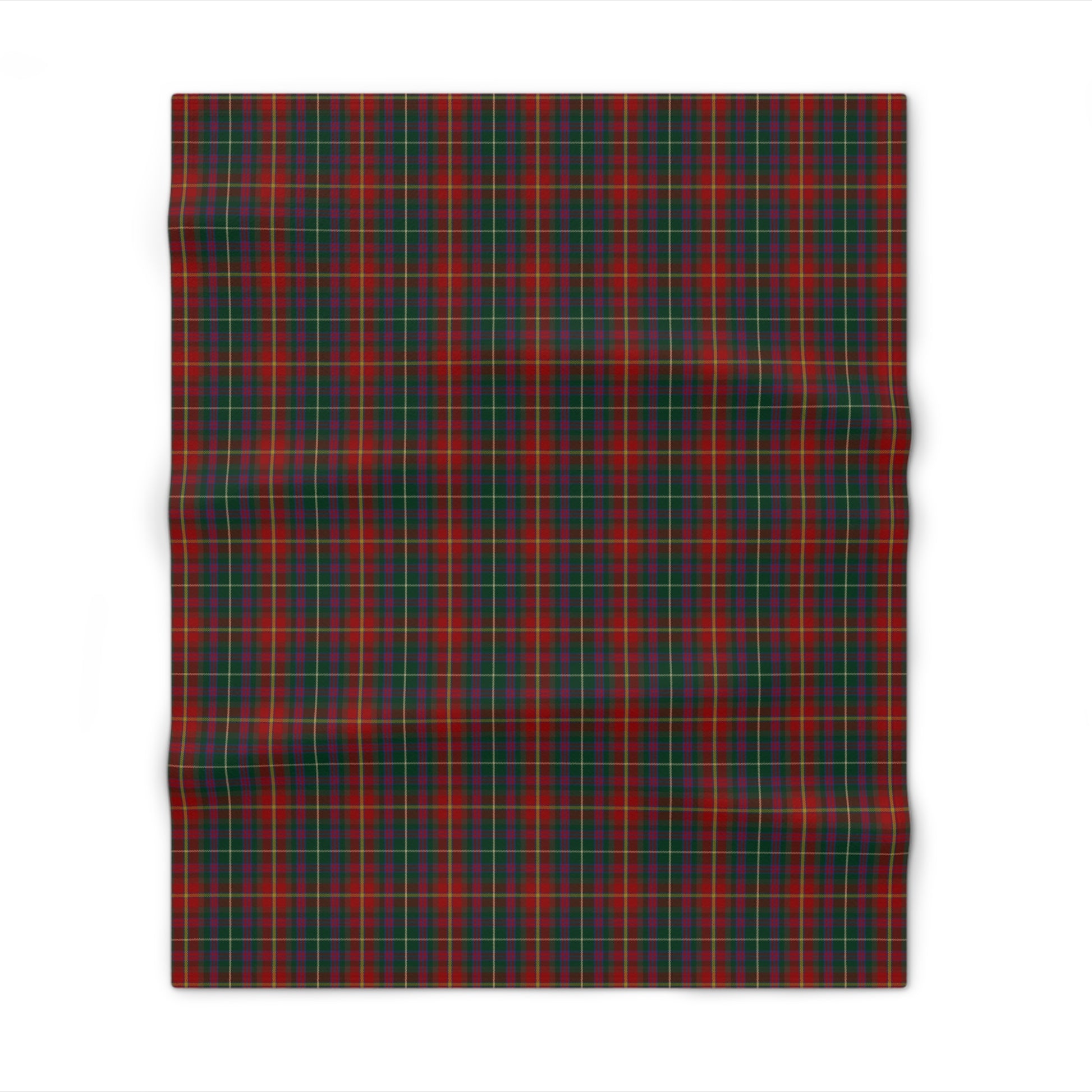 Irish County Meath Tartan Throw Blanket
