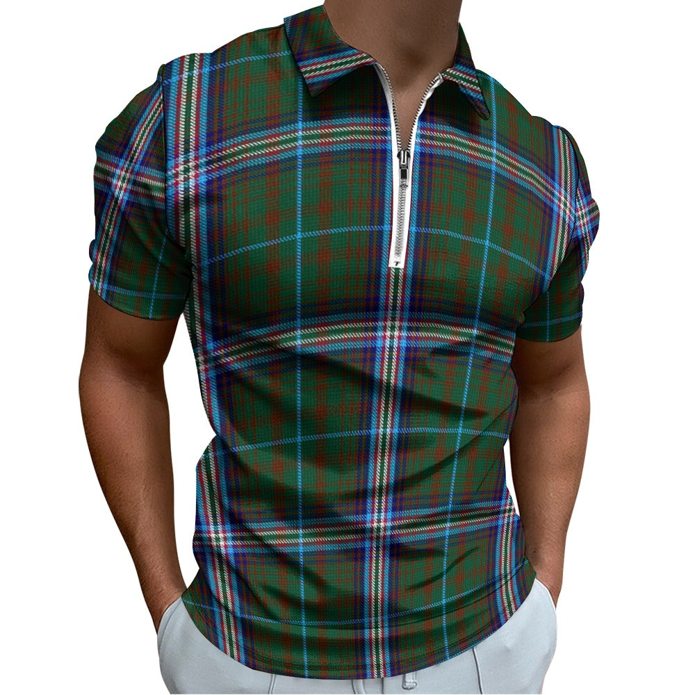 US State - Missouri Tartan Short sleeve polo shirt